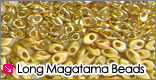 Long Magatama Beads