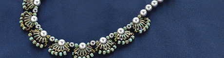Quarter TILA® Beads Olive Color Necklace